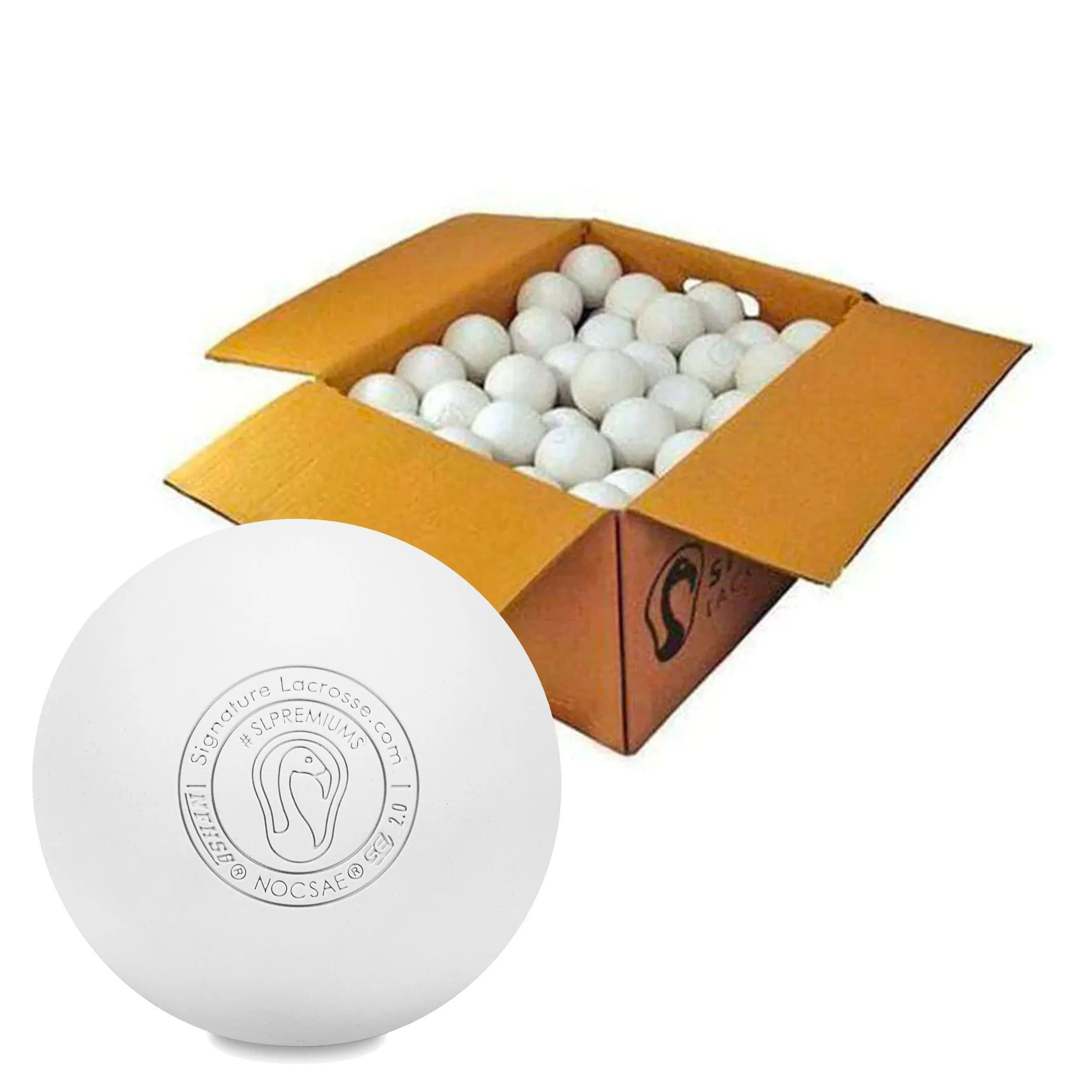 100 Signature Premium Lacrosse Balls - NOCSAE NFHS NCAA Certified