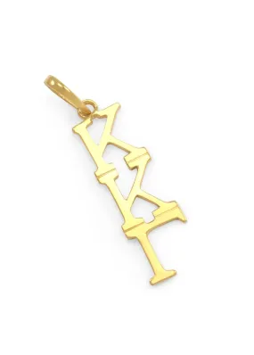 14k Gold KKG Lavaliere