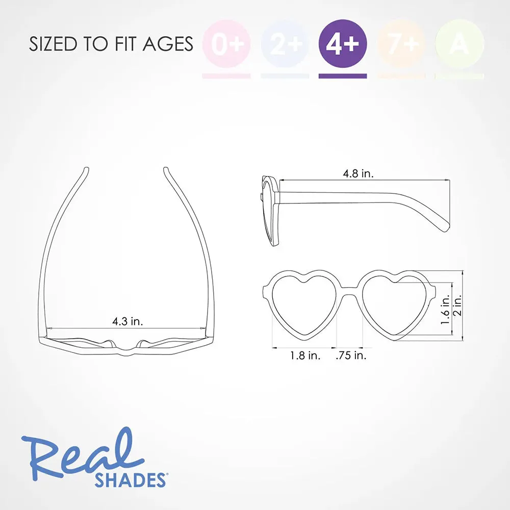 4HRTSAM LENTES PARA NIO HEART SAMBA MARCA REAL SHADES T. 4+