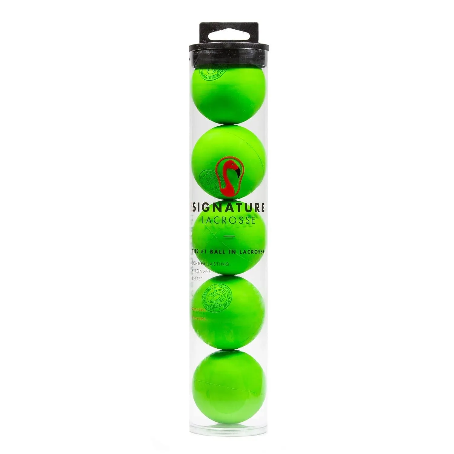 5 Signature Premium CLA Lacrosse Balls Tube.