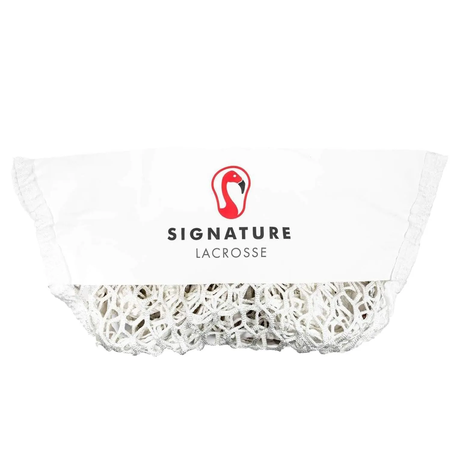 6x6 6MM Signature Premium Quick Connect Lacrosse Net | White