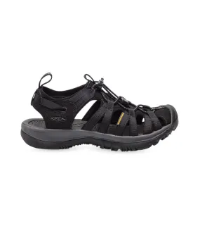 A black whisper women's shoe by Keen with a magnet design.