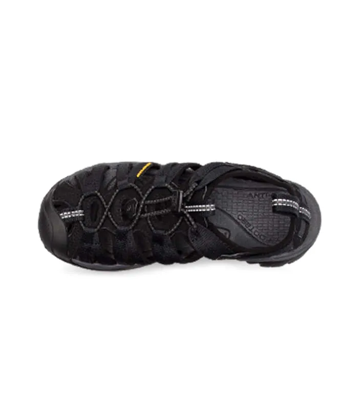 A black whisper women's shoe by Keen with a magnet design.