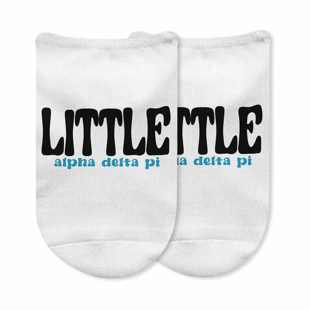 Alpha Delta Pi Show Socks for Bigs and Littles