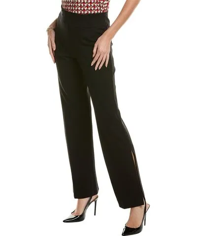 Anne Klein High-Rise Slit Boot Pant