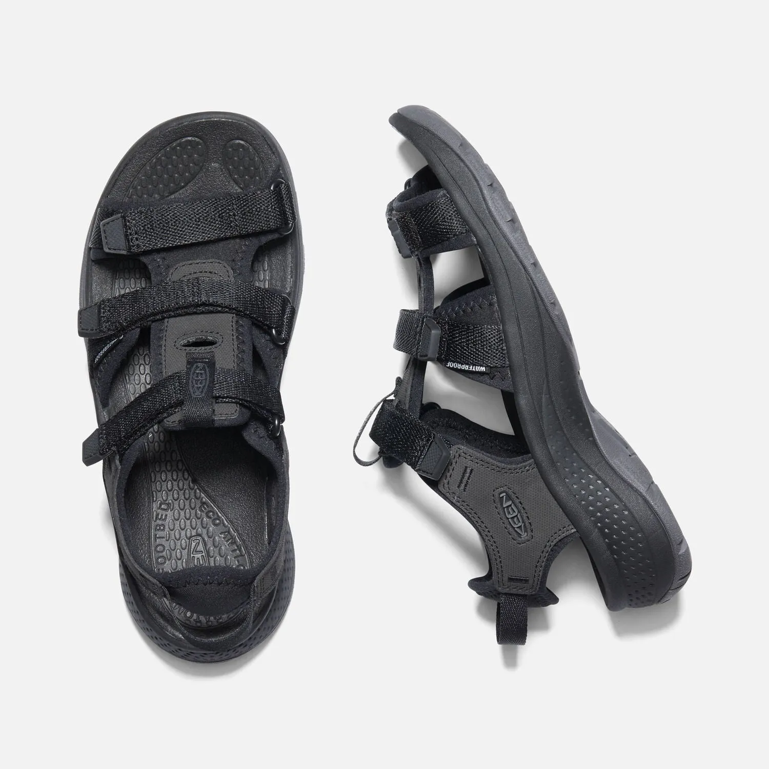 Astoria West Black Open-Toe Sandal for Women