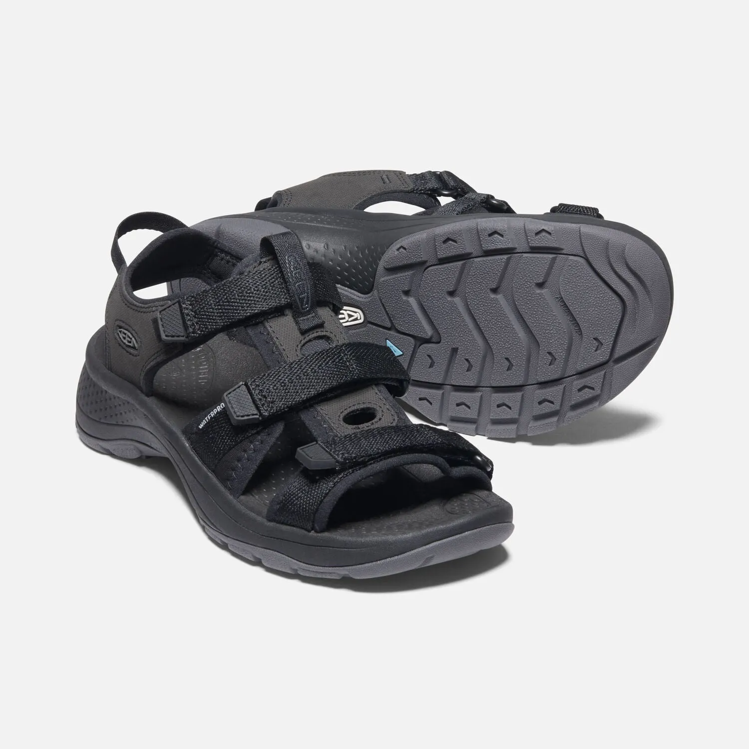 Astoria West Black Open-Toe Sandal for Women