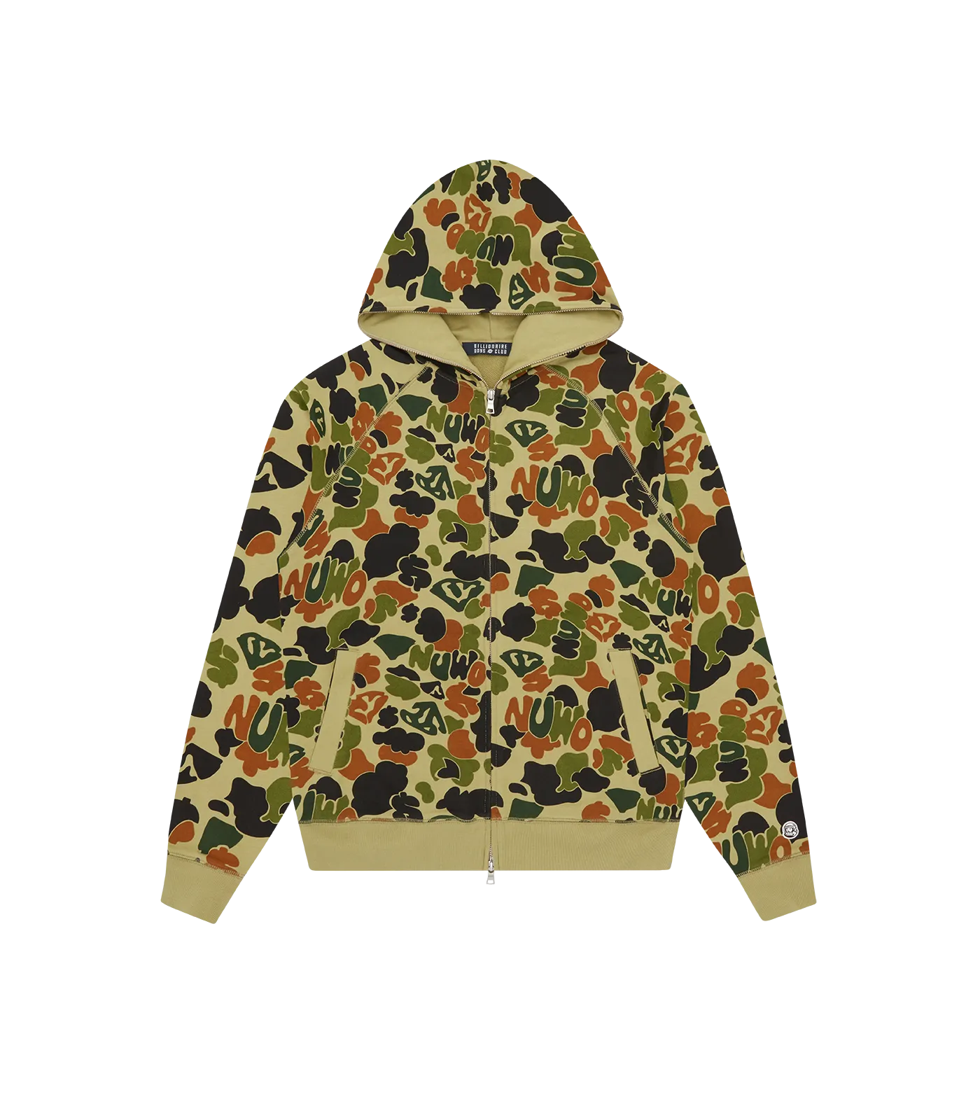 BBC X NUWO Zip Up Hoodie - Camouflage