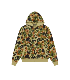 BBC X NUWO Zip Up Hoodie - Camouflage