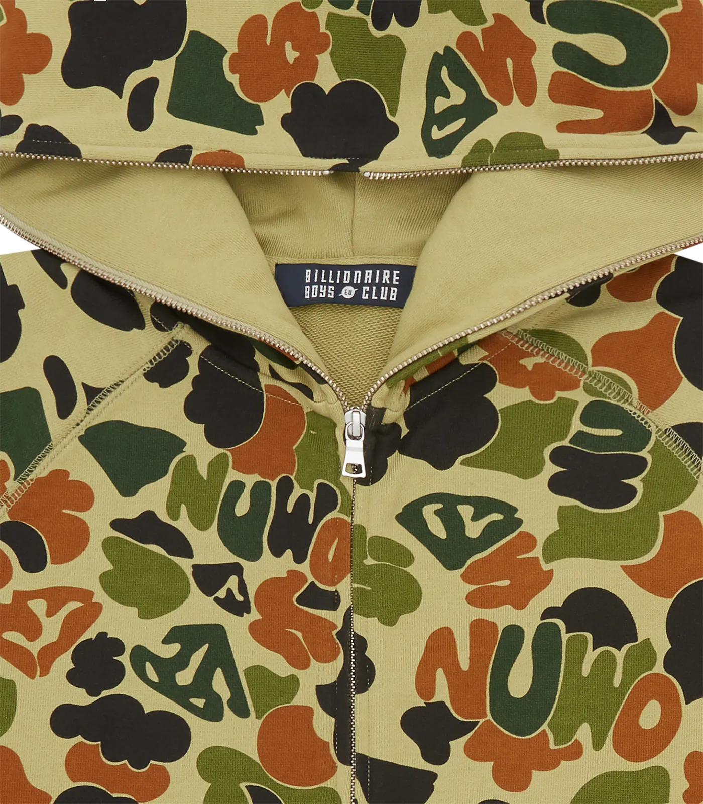 BBC X NUWO Zip Up Hoodie - Camouflage