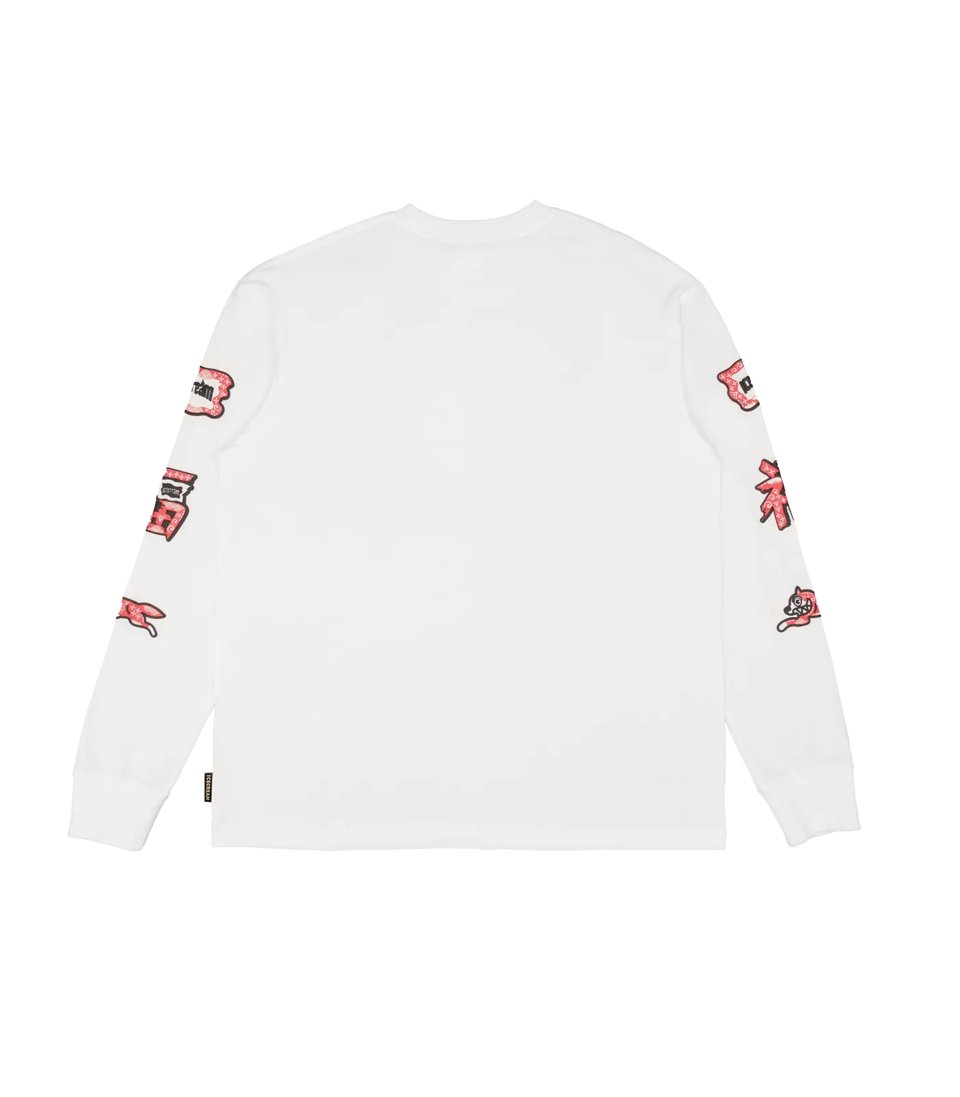 Best Wish Ice Cream Long Sleeve Tee - White