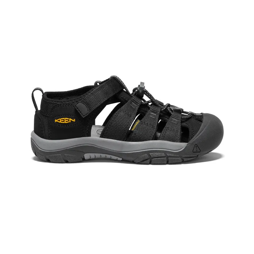 Big Kids' Keen Newport H2 Sandals | Black/Keen Yellow