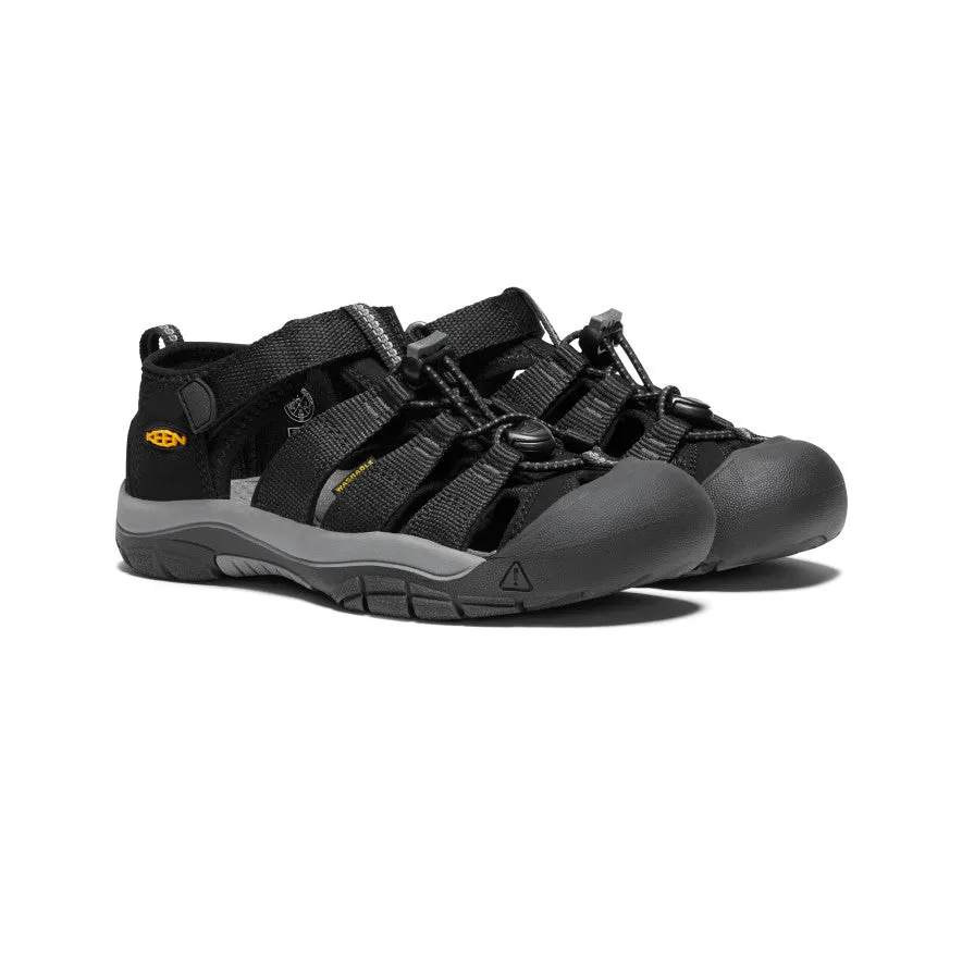 Big Kids' Keen Newport H2 Sandals | Black/Keen Yellow