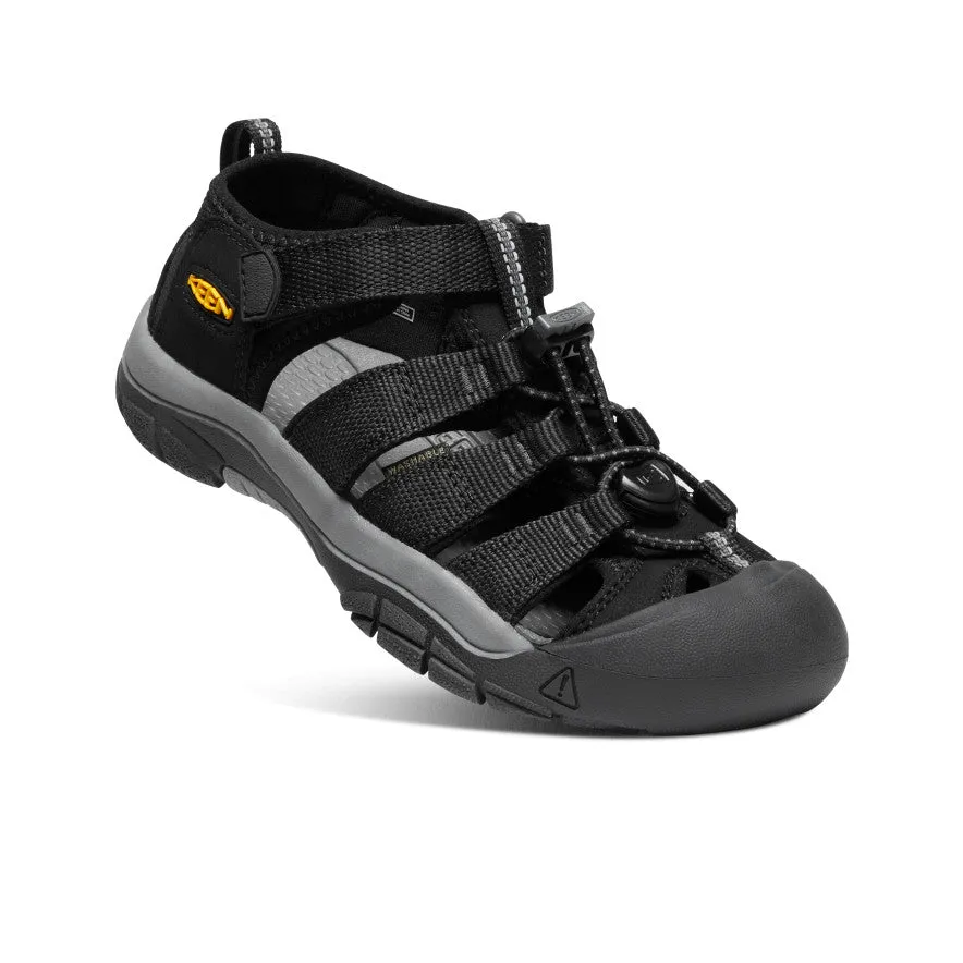 Big Kids' Keen Newport H2 Sandals | Black/Keen Yellow