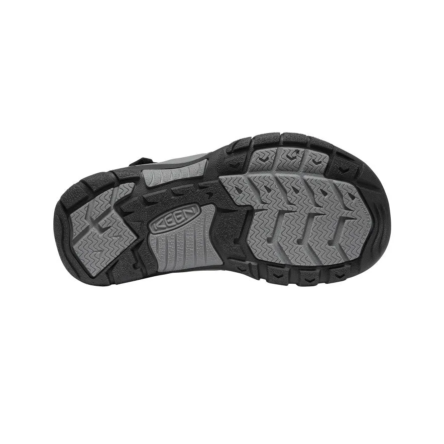 Big Kids' Keen Newport H2 Sandals | Black/Keen Yellow