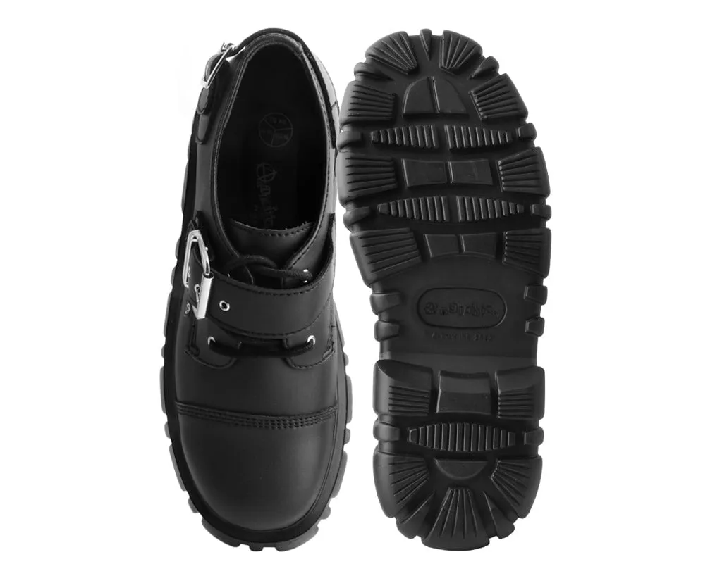 Black 2-Buckle Airship Gibson Shoes