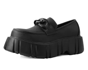 Black Anarchic Airship Chain Loafer TUKskin - Buy Now!