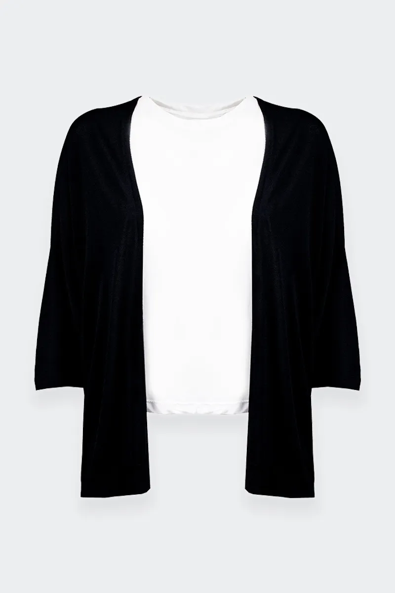 Black Filo Cardigan