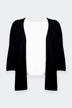 Black Filo Cardigan