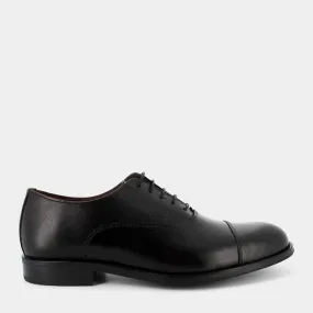 Black lace-up shoes