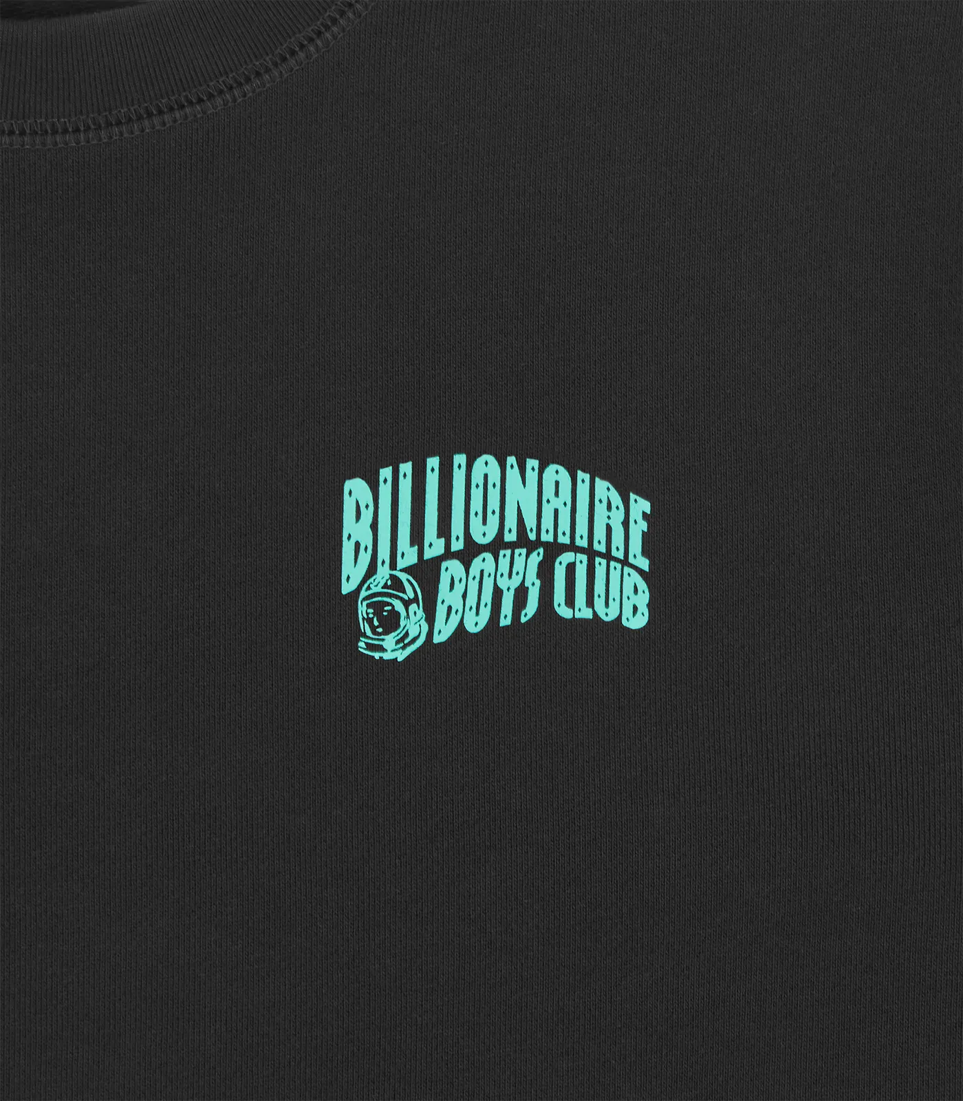 Black/Green Logo Small Arch Crewneck