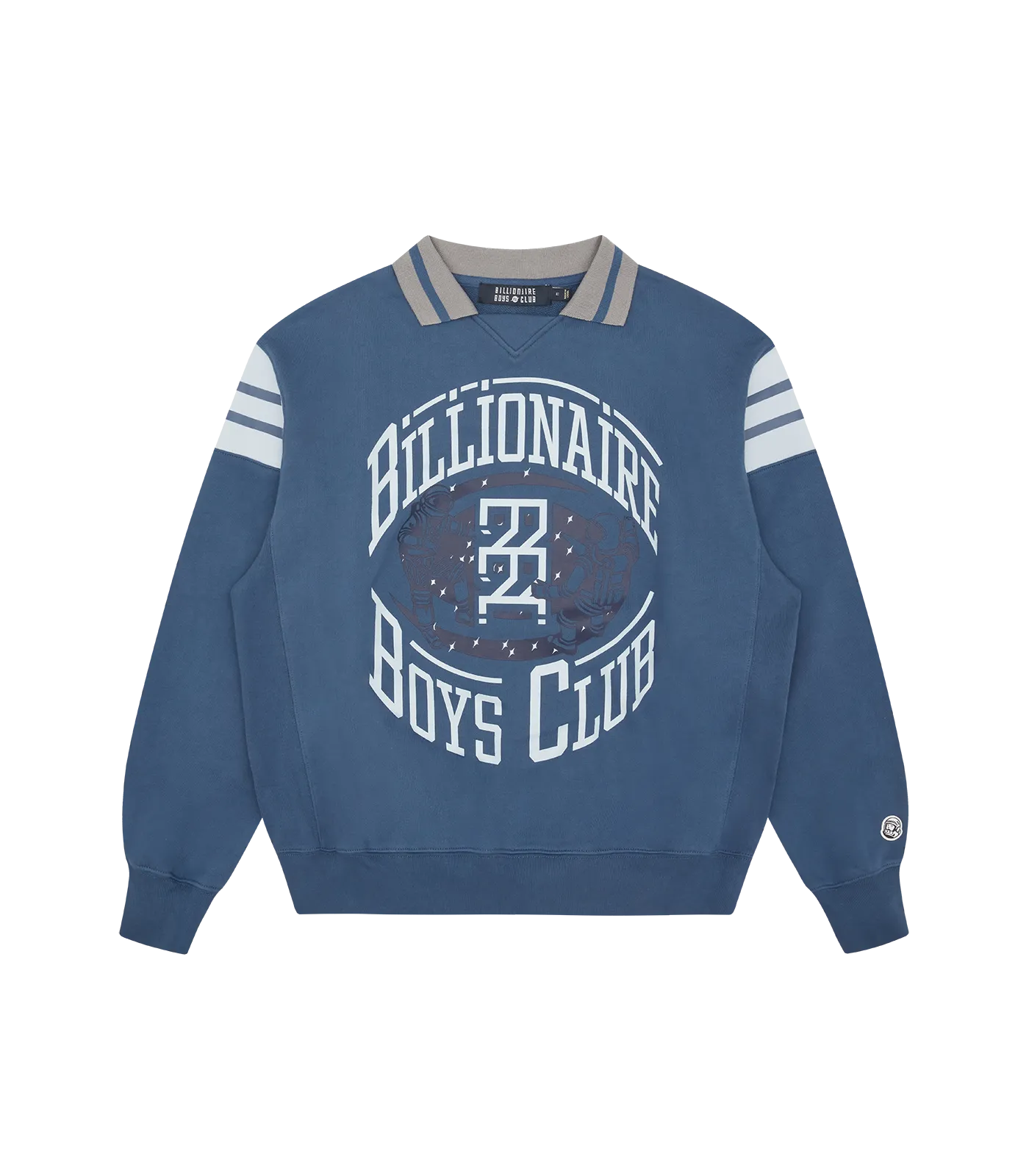 Blue Collared Crewneck