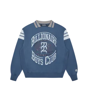 Blue Collared Crewneck