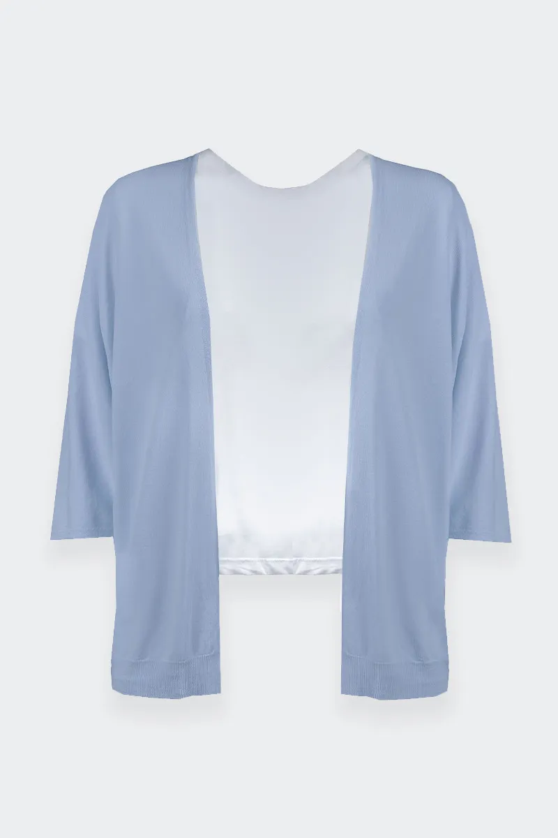 BLUE FILLO CARDIGAN