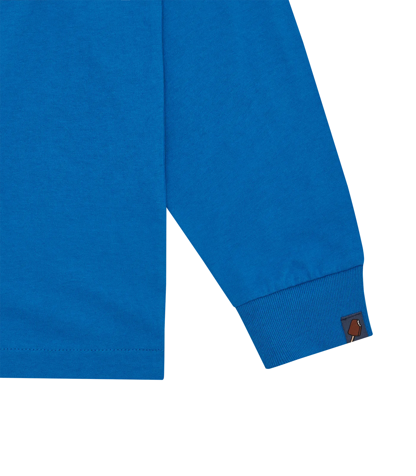 Blue Three Cone LS Tee