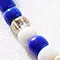 Blue White Beaded Bracelet - Stunning, Stylish, Handcrafted Jewelry