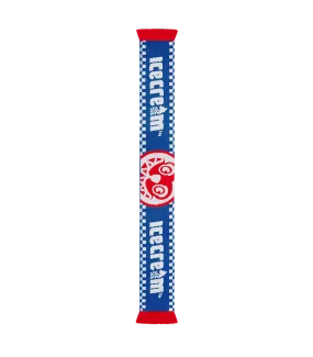 Blue/Pink Football Scarf