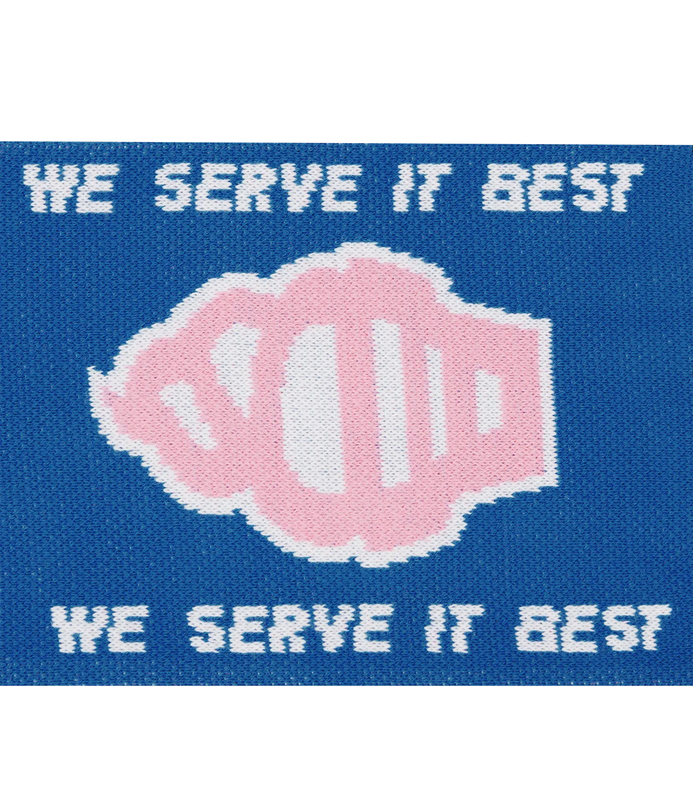 Blue/Pink Football Scarf