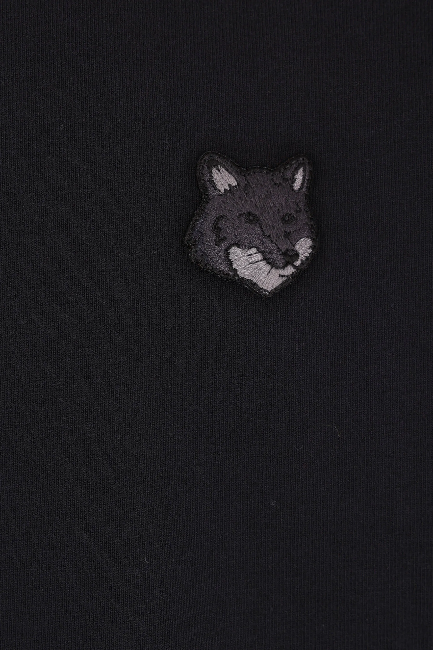 Bold Fox Head cotton t-shirt patch