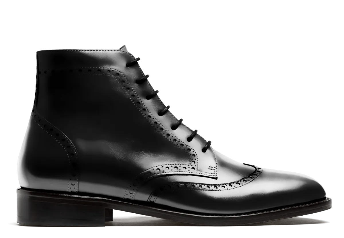  Botas Brogue en florentic negro