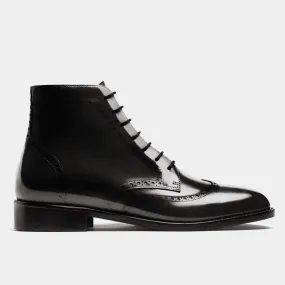  Botas Brogue en florentic negro