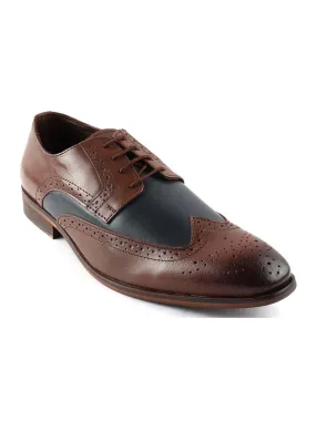 Brown Brogue Leather Shoes