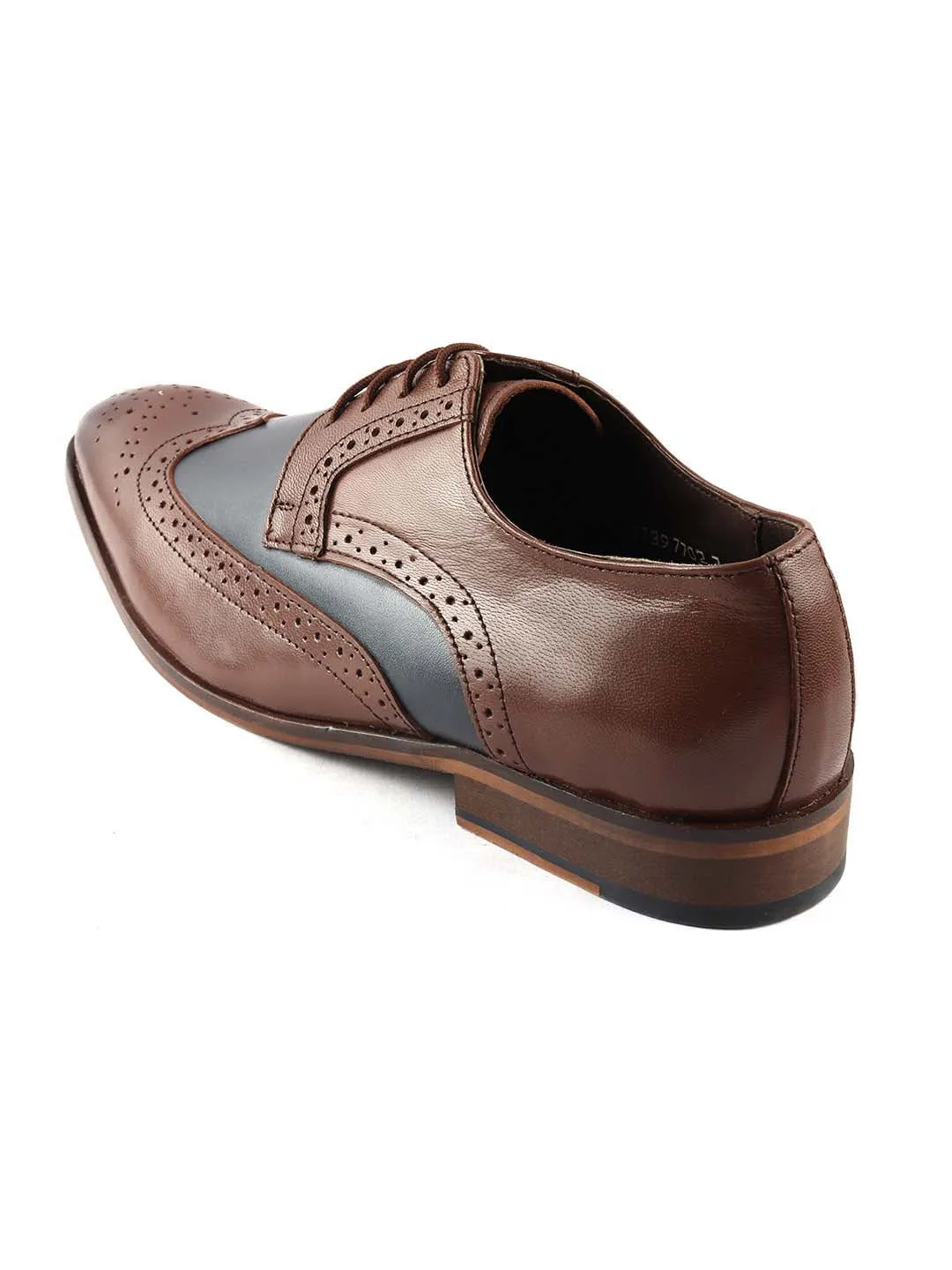 Brown Brogue Leather Shoes