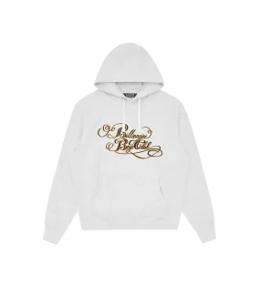 Calligraphy Logo Popover Hood - Heather Ash