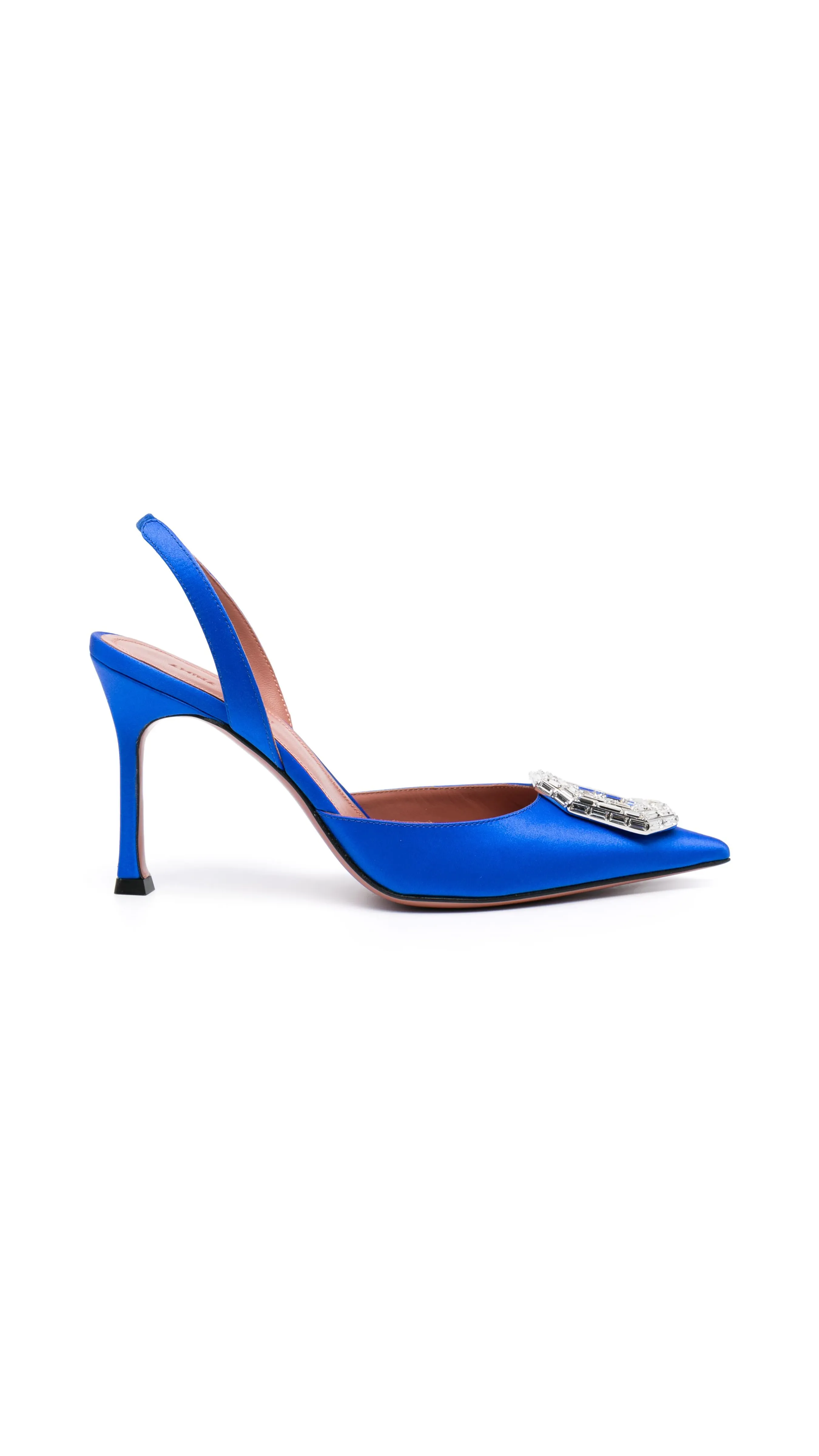 Camelia Satin Slingback - Electric Blue