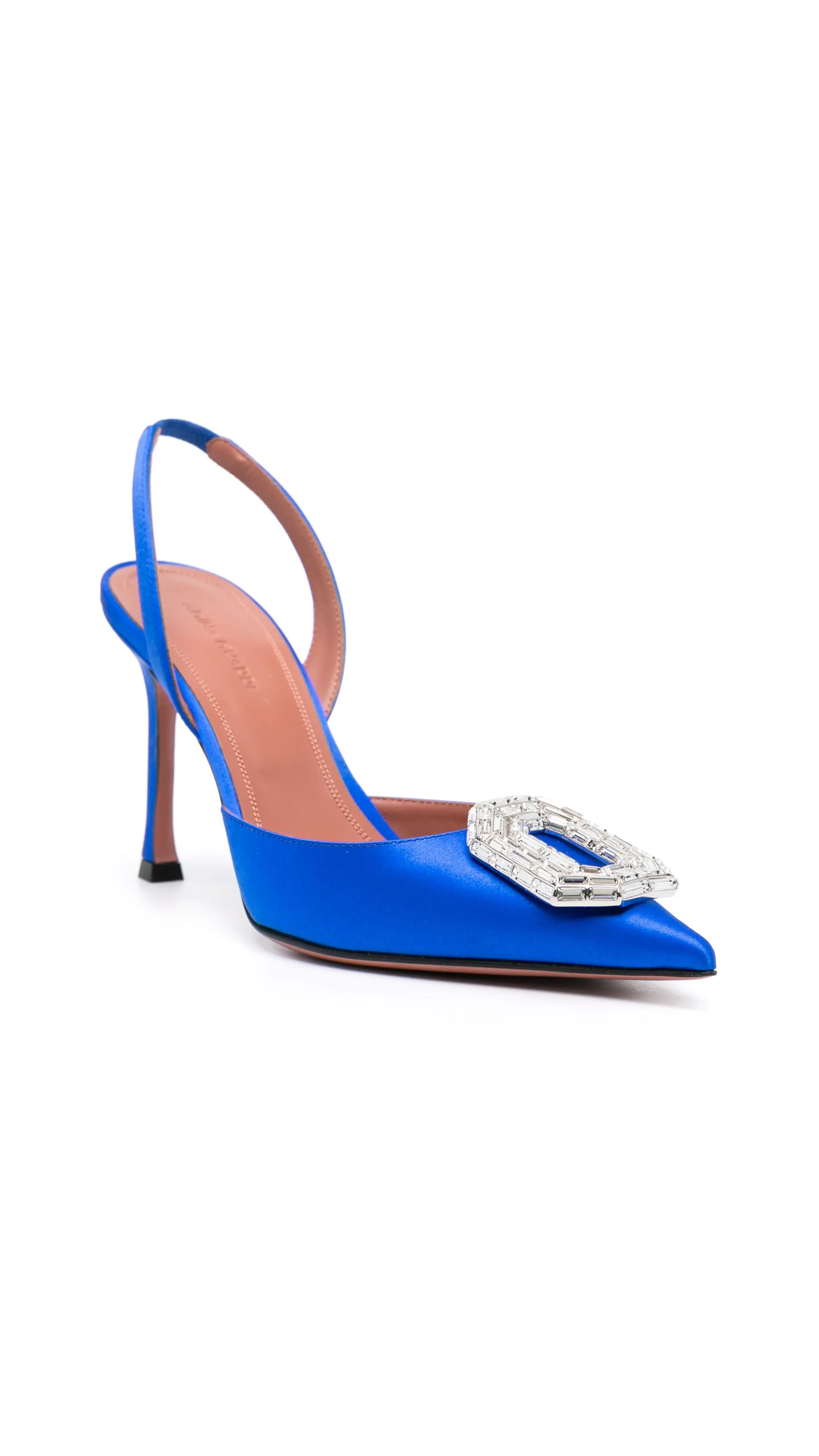 Camelia Satin Slingback - Electric Blue