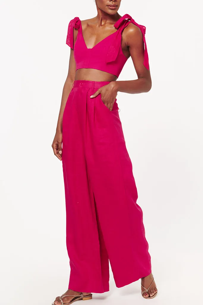 Cami NYC Raspberry Livy Crop Top - Final Sale