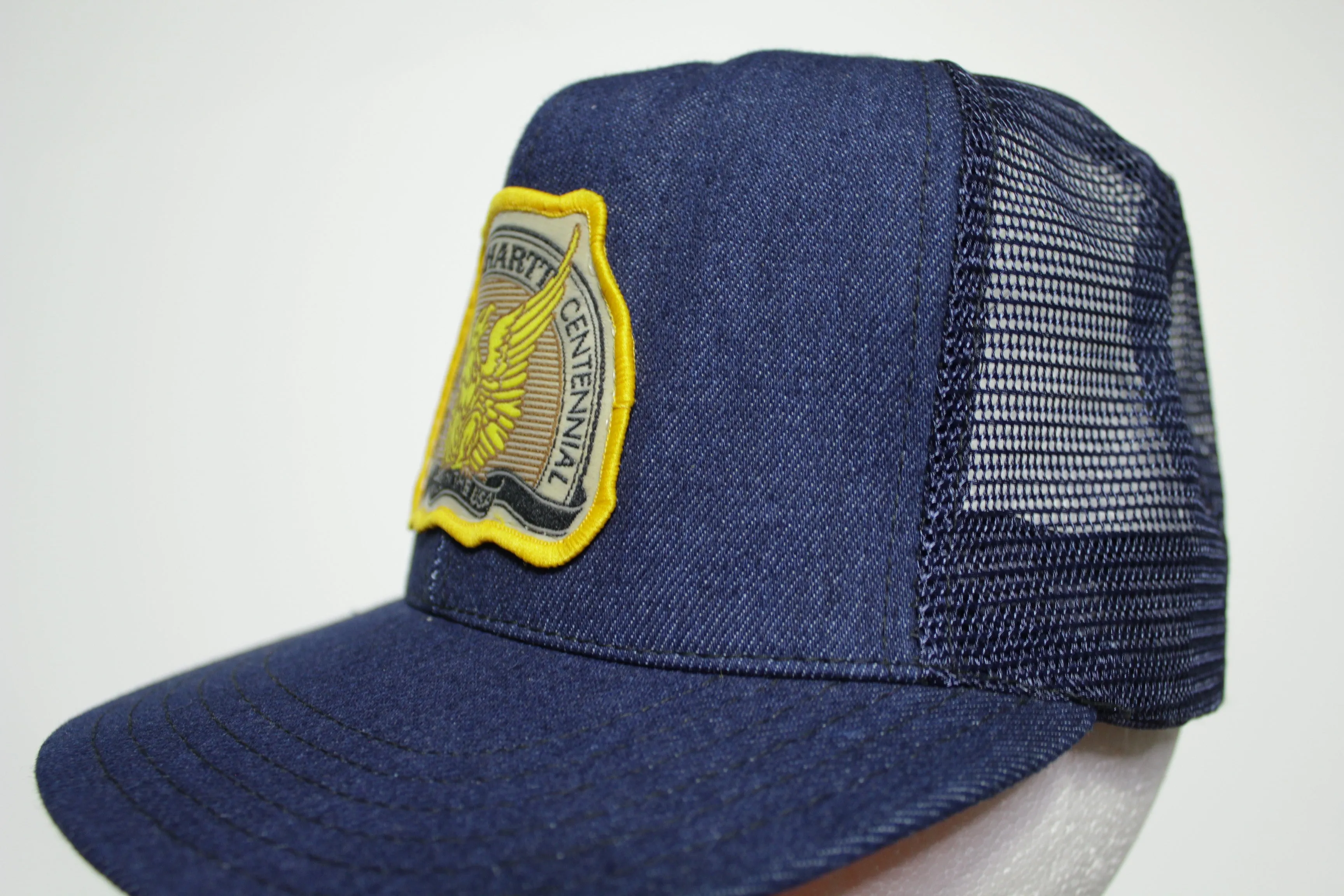 Carhartt Centennial Vintage 80's Denim USA Trucker Snapback Hat