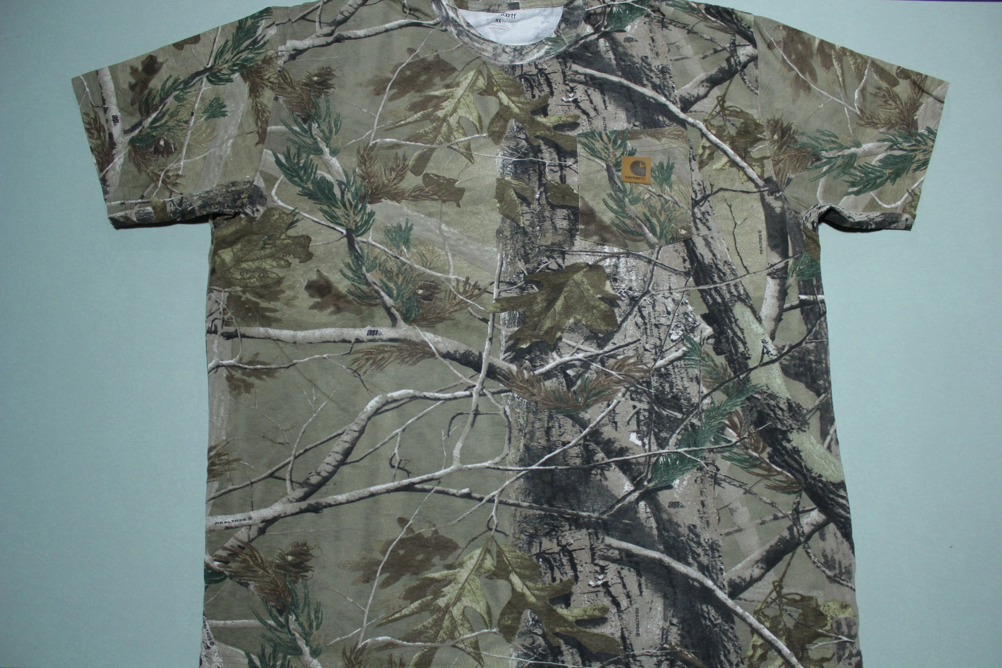 Carhartt K287 Camouflage Realtree Pocket XL T-Shirt