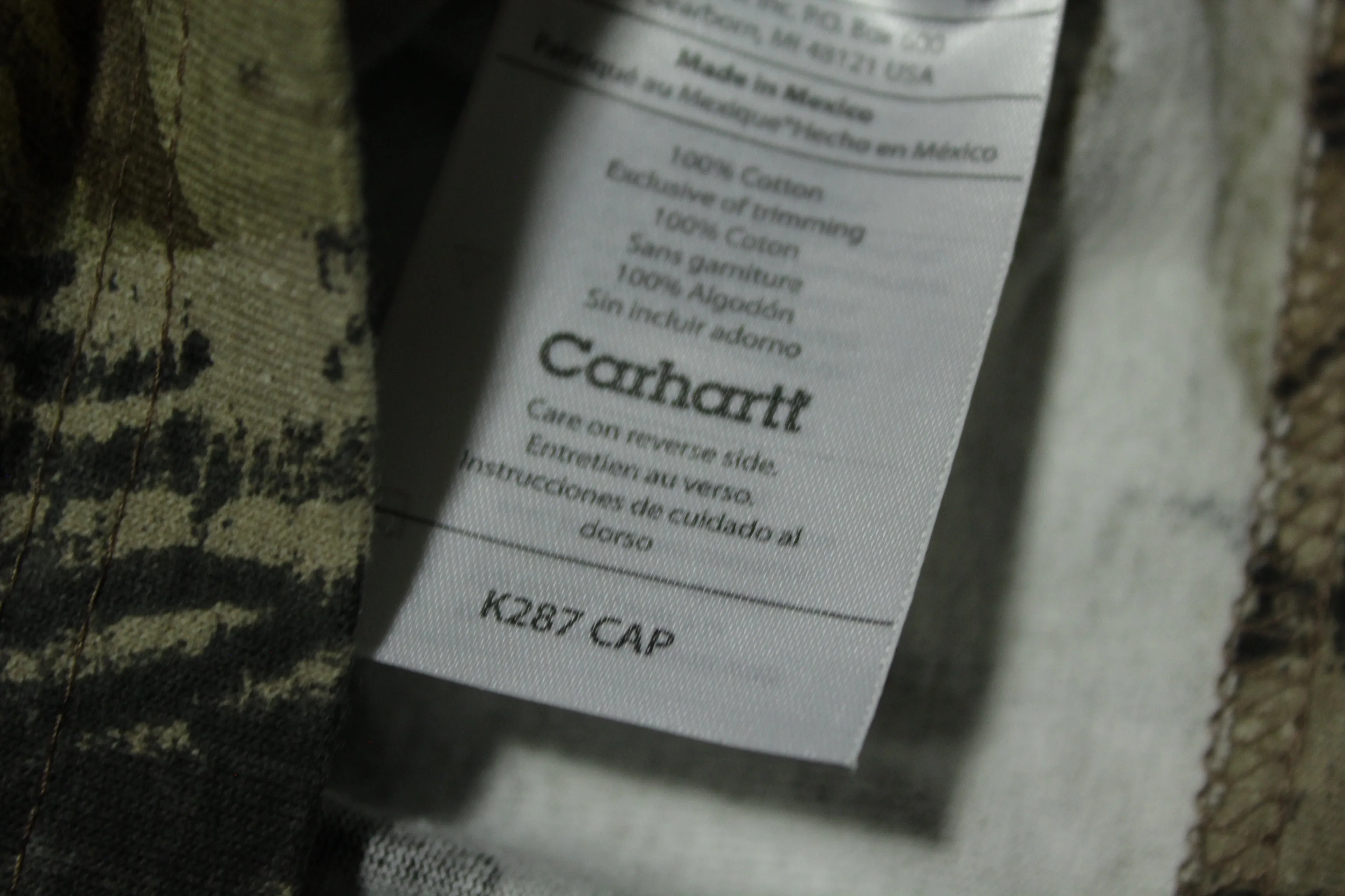 Carhartt K287 Camouflage Realtree Pocket XL T-Shirt