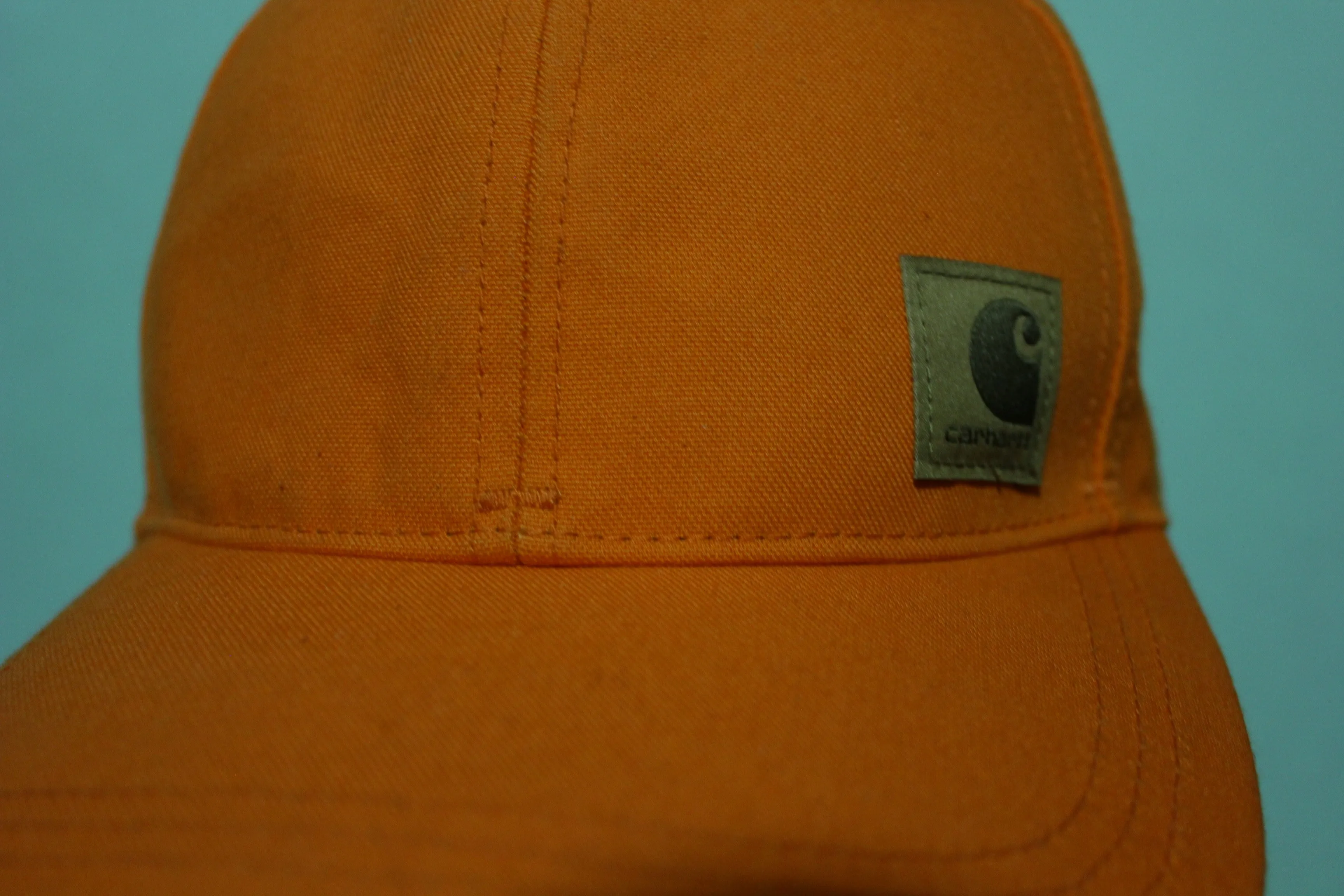 Carhartt Men's Ashland Hat - Orange Bill, Adjustable, Velcro Back, Trucker Hat (102293 820)