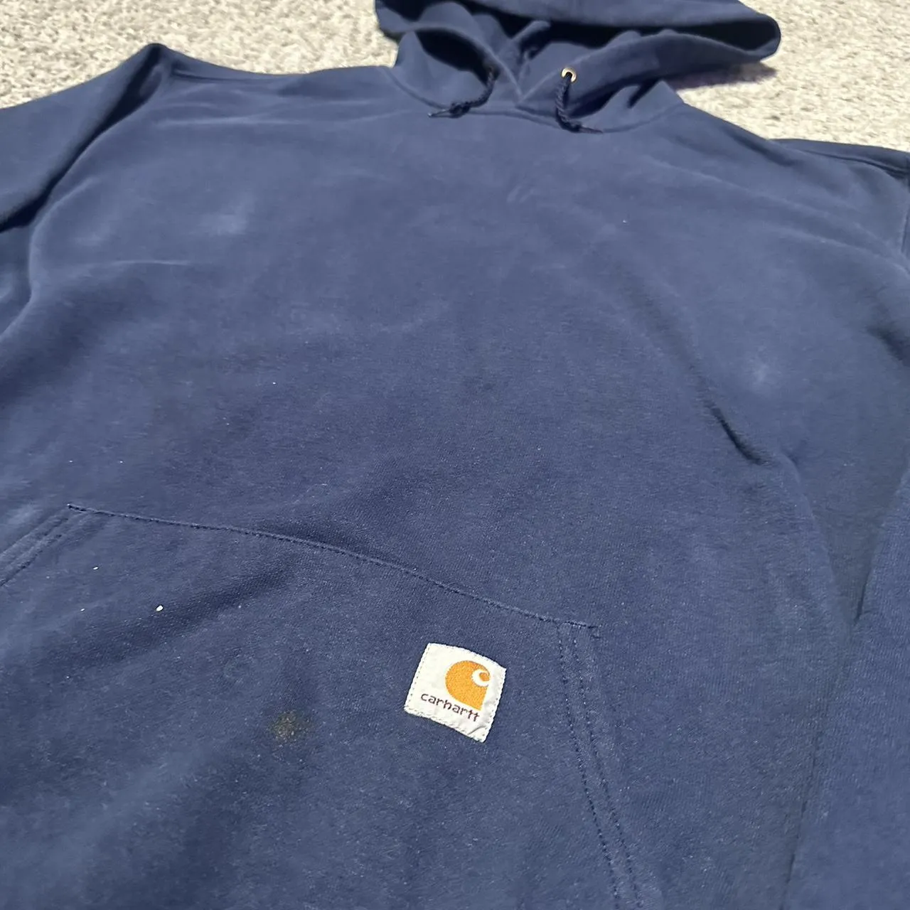 Carhartt Men's Navy Hoodie