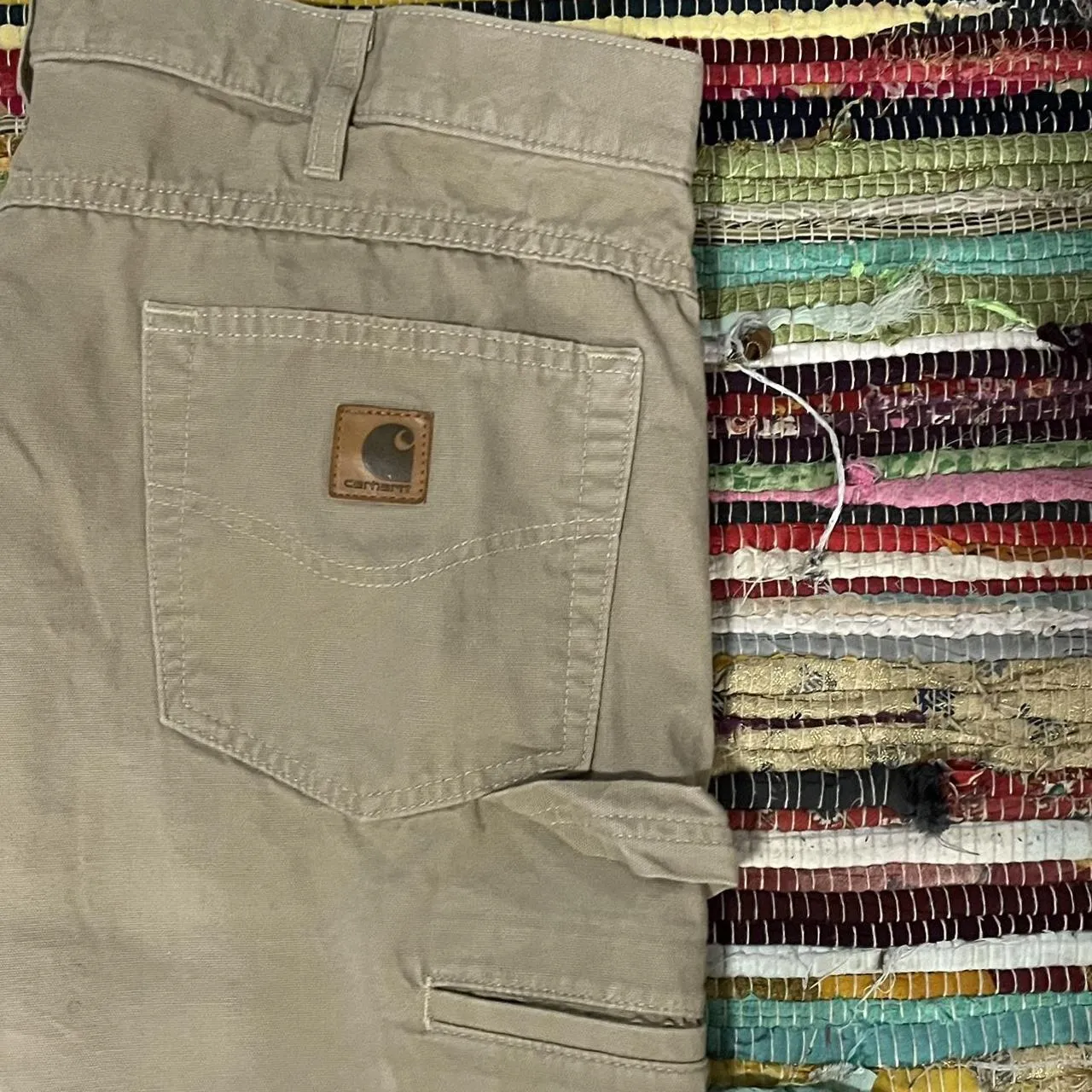 Carhartt Men's Tan and Cream Trousers