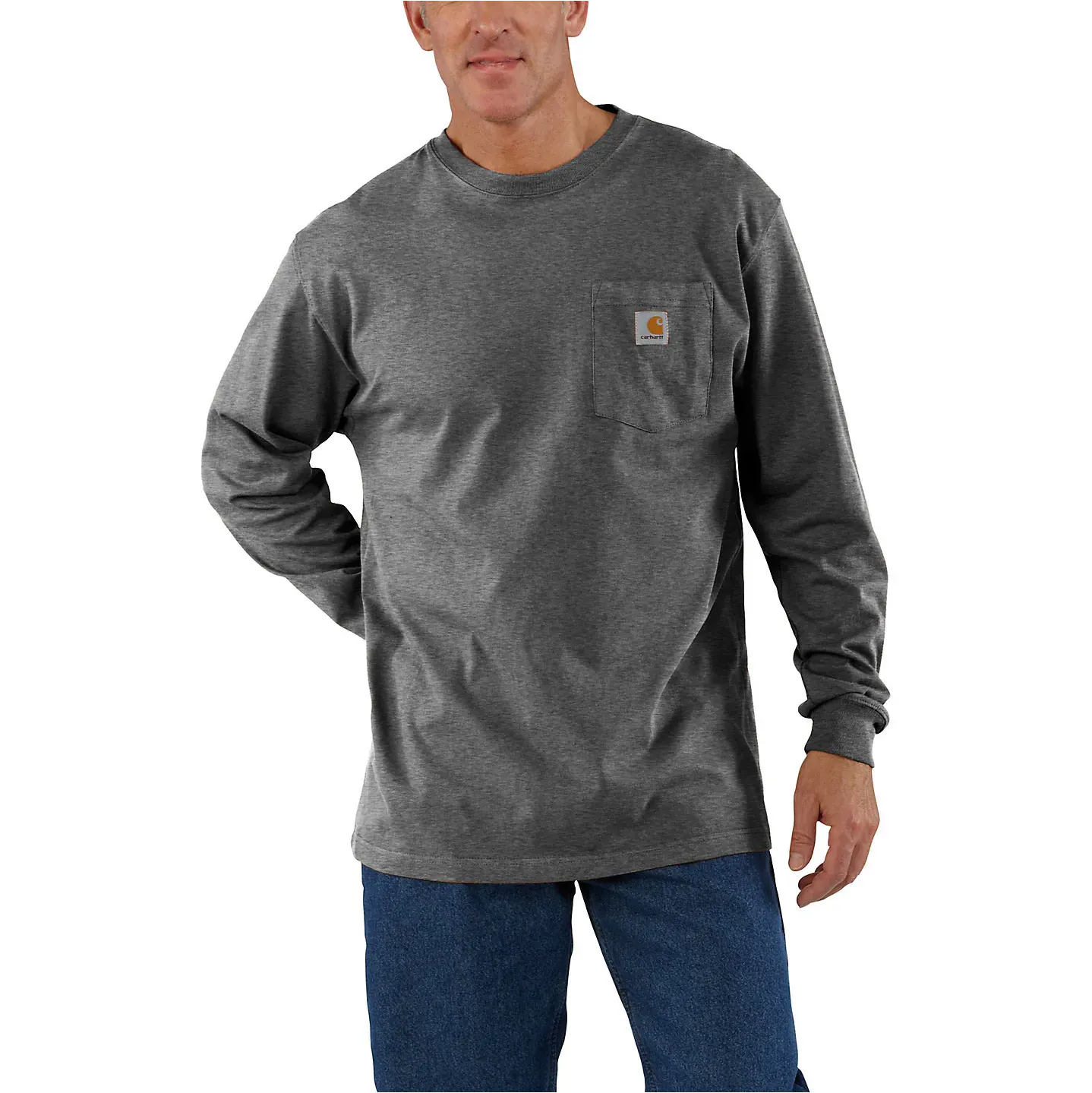 Carhartt Workwear Long Sleeve Pocket T-Shirt.