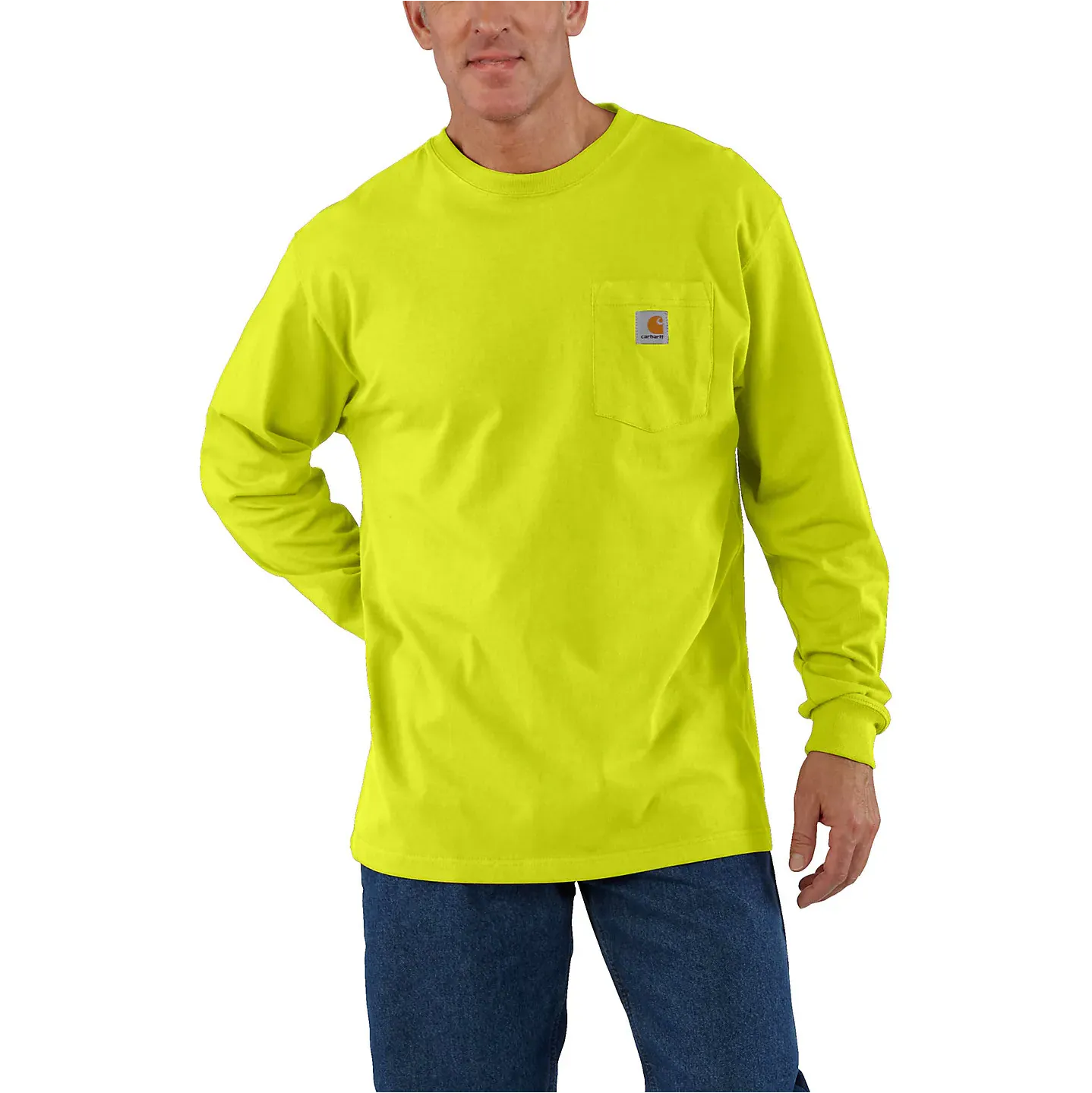 Carhartt Workwear Long Sleeve Pocket T-Shirt.