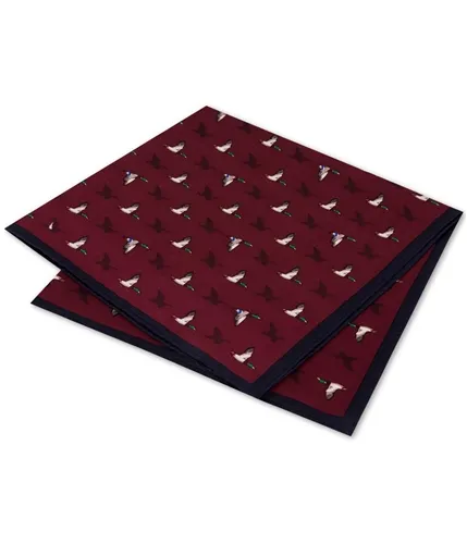 Club Room Mens Shadow Geese Pocket Square